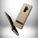Samsung Galaxy S9 Plus Stand goldene Hülle