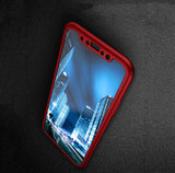 Apple iPhone XS 360 Rote Hülle