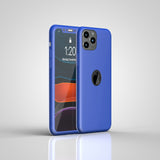 Apple iPhone 11 Pro 360 Grad Schutz Schwarze Hülle