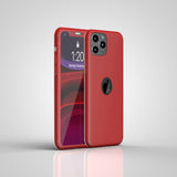 Apple iPhone 11 Pro 360 Grad Schutz Schwarze Hülle