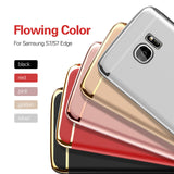 3in1 Samsung Galaxy S7 EDGE Silber Hülle