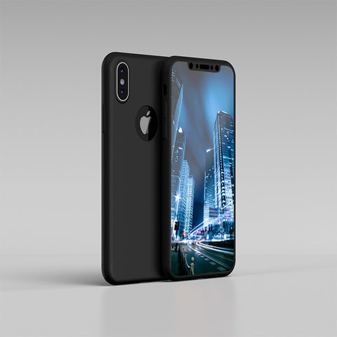 Copy of Apple iPhone XS 360 schwarze Hülle
