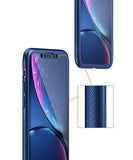 Apple iPhone XR 360 blaue Hülle