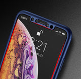 Apple iPhone XS Max 360 Blaue Hülle