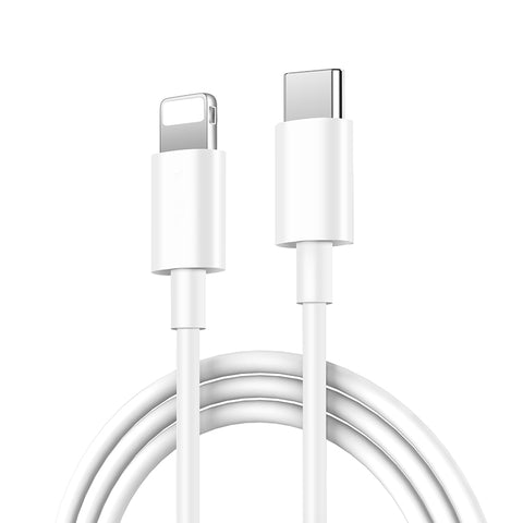 USB C to Lightning Cable, 1m, White