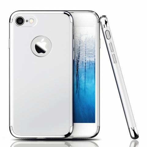 3in1 Apple iPhone 7 Silber Hülle