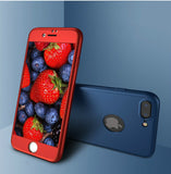 Apple iPhone 7 Plus 360 blaue Hülle