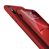 Apple iPhone XR 360 Rote Hülle