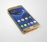 3in1 Samsung Galaxy S7 EDGE goldene Hülle