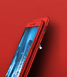 360 Apple iPhone 7 Plus 360 rote Hülle