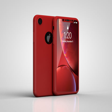 Apple iPhone XR 360 Rote Hülle