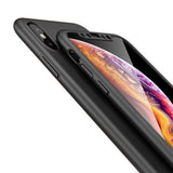 Apple iPhone XR 360 schwarze Hülle