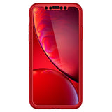 Apple iPhone XR 360 Rote Hülle