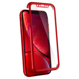 Apple iPhone XR 360 Rote Hülle